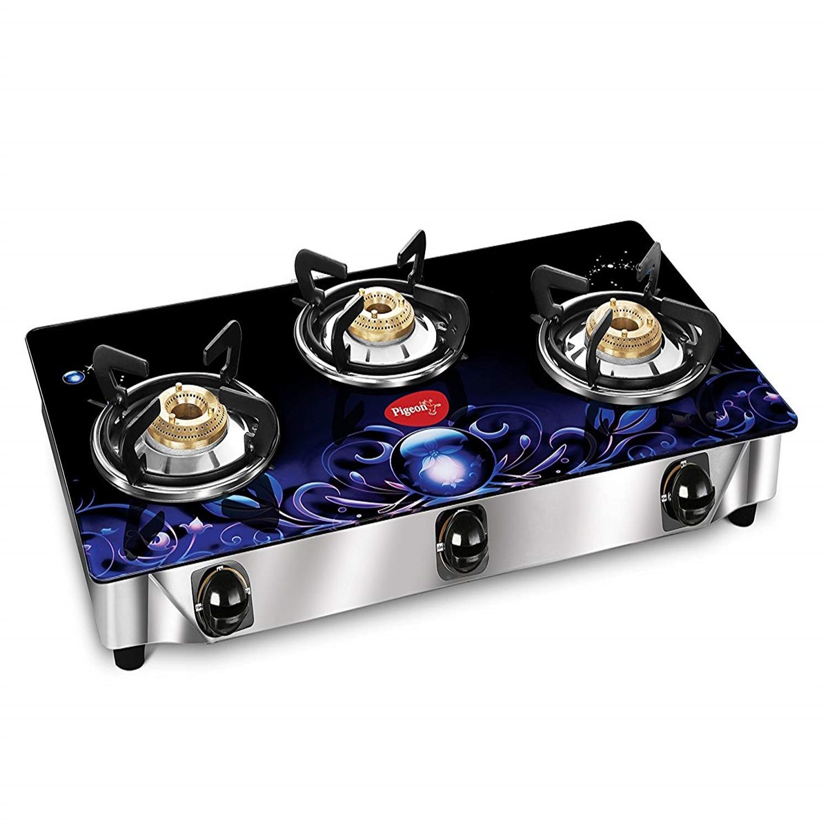 pigeon smart plus 3 burner gas stove