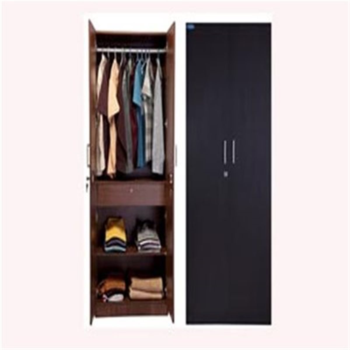 Nilkamal reegan deals 3 door wardrobe