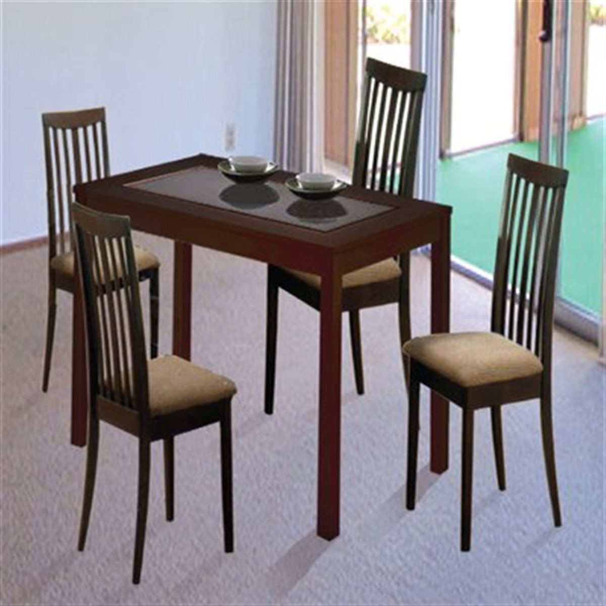 zuari 4 seater dining table